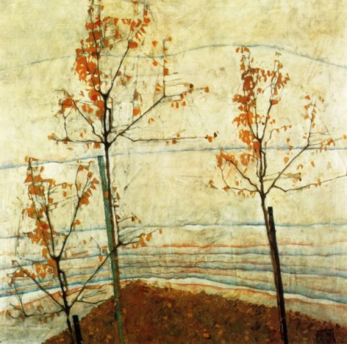autumn-trees-1911-egon-schiele